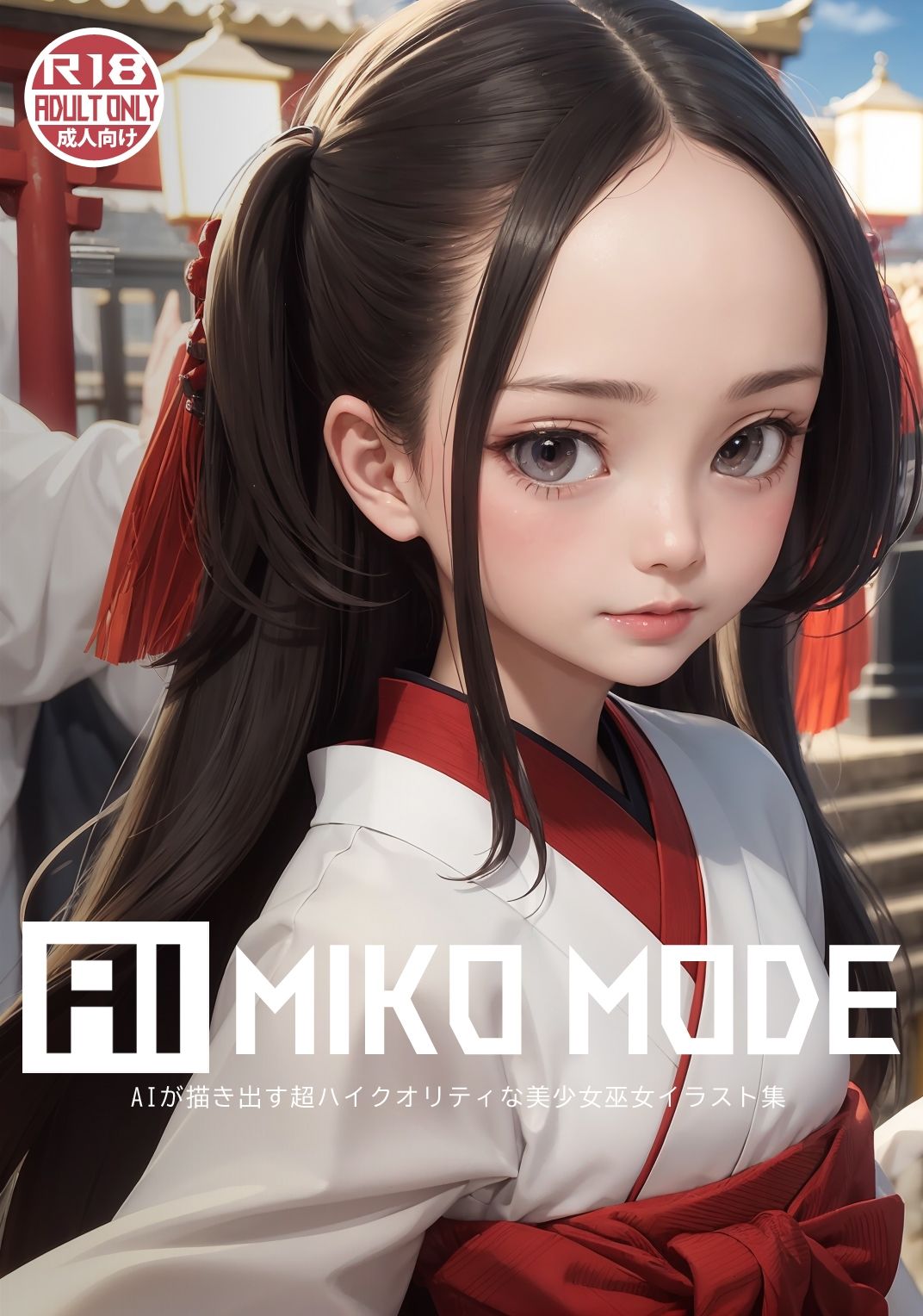 【巫女＆サンタ美少女AIイラスト集】AI MIKO ＆ XMAS MODE【PNG233枚/PDF付】 サンプル1ページ目
