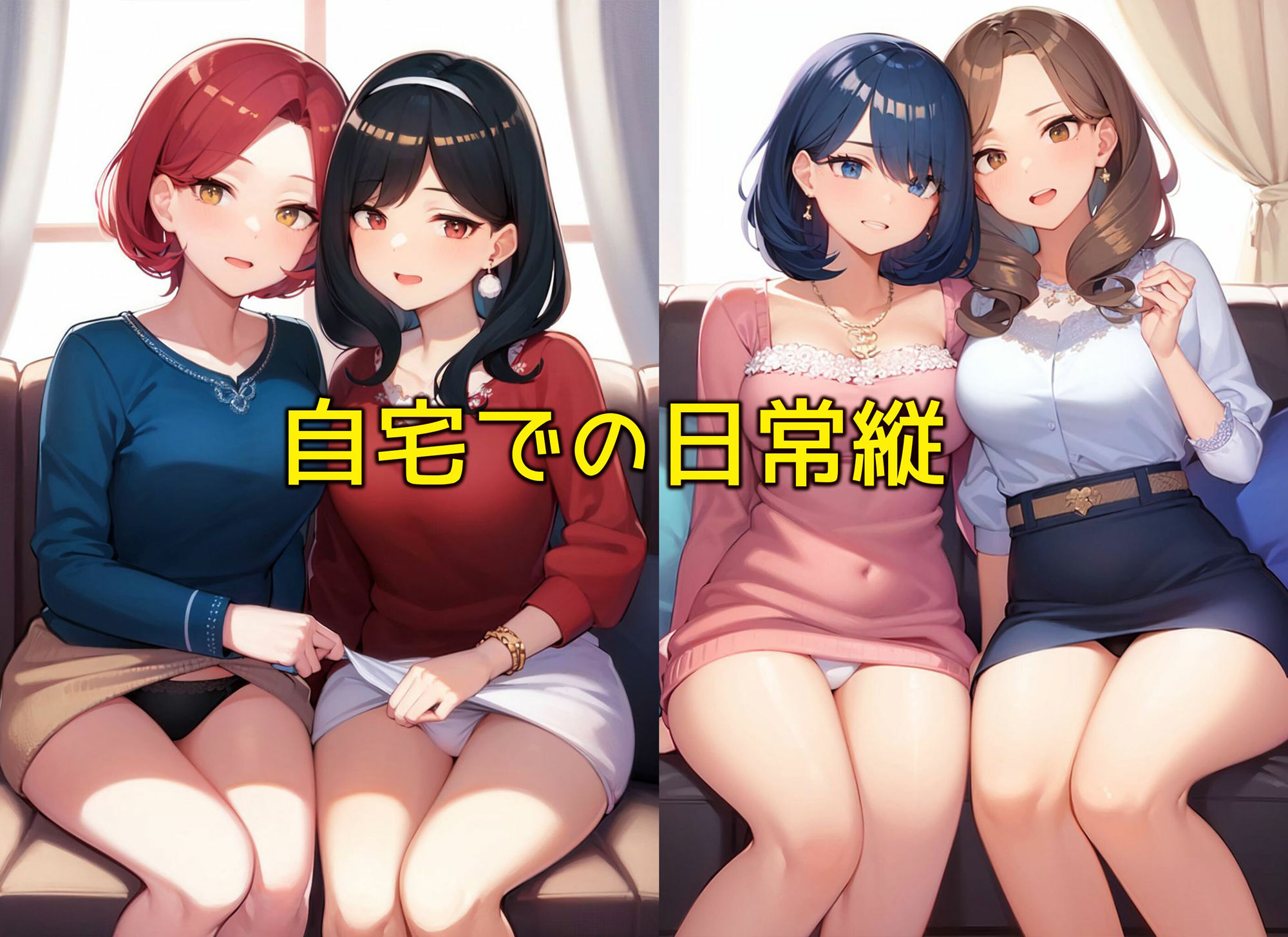 【人妻清楚系OLさん達の日常】自宅で見せてしまった大胆なパンチラ集 サンプル7ページ目