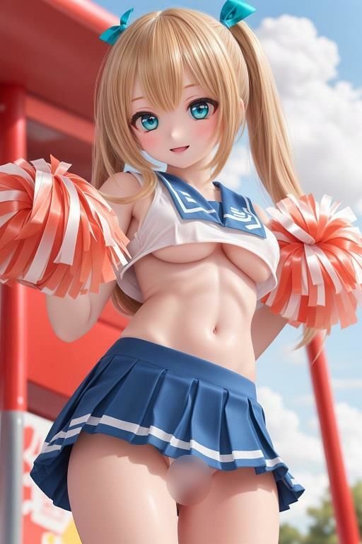 チアガールのローアングルパンチラ サンプル3ページ目