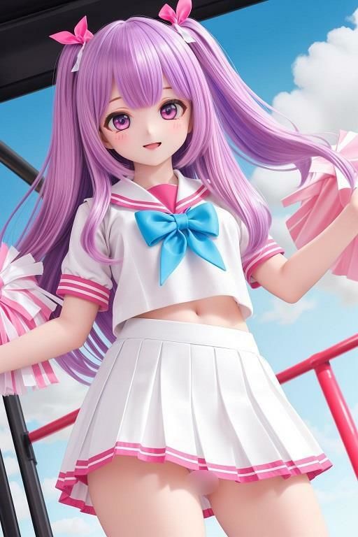 チアガールのローアングルパンチラ サンプル4ページ目