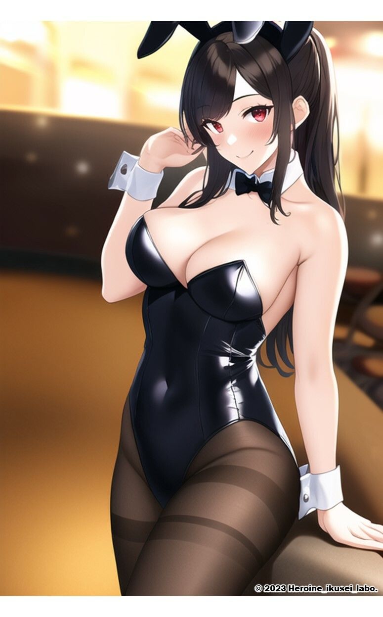 1つの呪文で生み出された100人のAI妄想美少女-8【みえちゃう？！ えちえちバニーガール女子編】 サンプル4ページ目