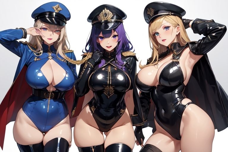 【微エロ】ハイレグボンデージ女幹部軍団イラスト集【総枚数224枚】 サンプル1ページ目