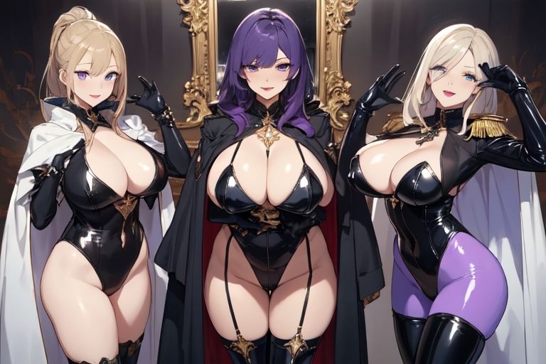 【微エロ】ハイレグボンデージ女幹部軍団イラスト集【総枚数224枚】 サンプル3ページ目