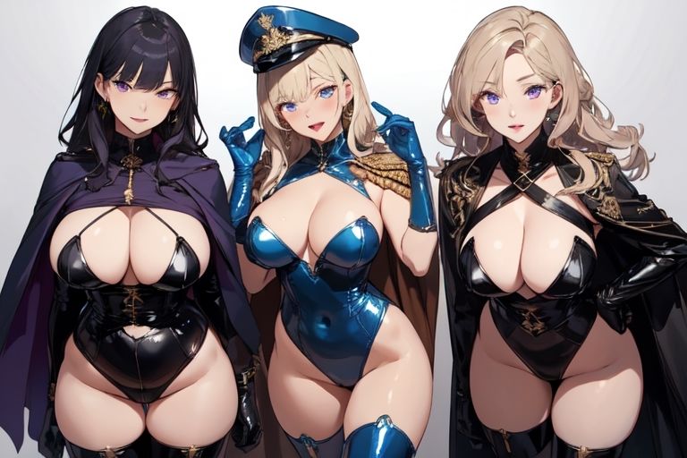【微エロ】ハイレグボンデージ女幹部軍団イラスト集【総枚数224枚】 サンプル4ページ目