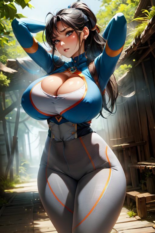 爆乳AIぴちぴち衣装1 サンプル5ページ目