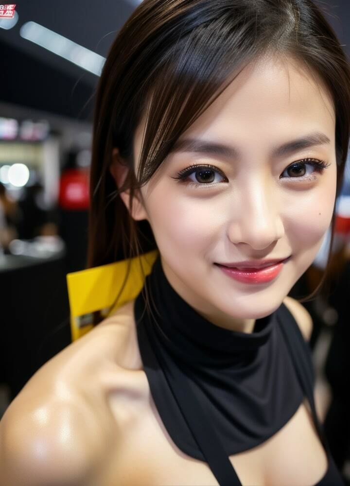 モーターショーも美乳を厳選 サンプル1ページ目