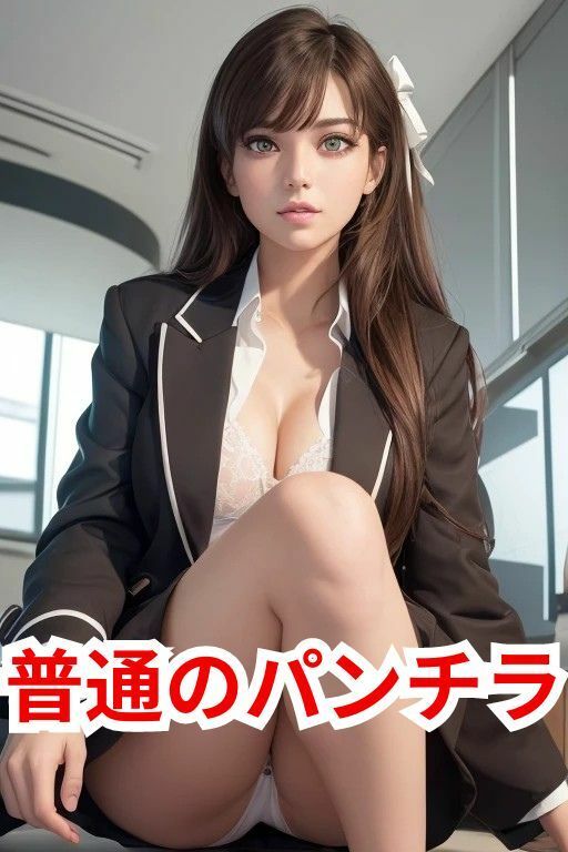 私たちのパンティー、見ますぅ〜？ サンプル1ページ目
