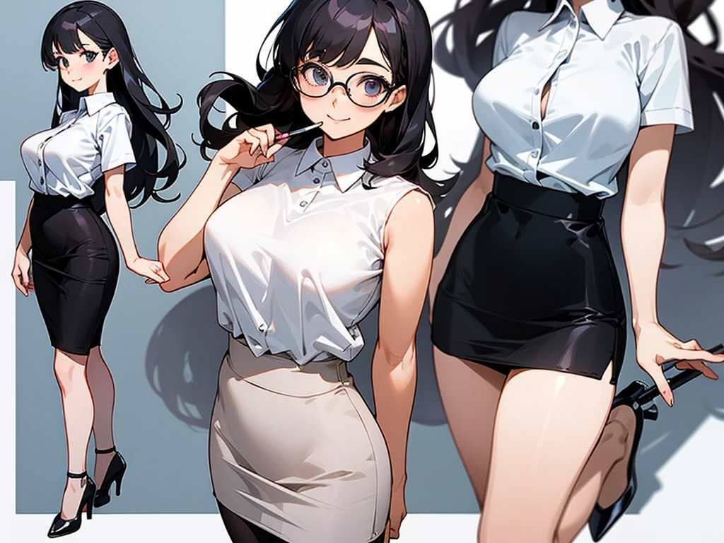 【微エロ】フェチコレVol.6 白シャツ・タイトスカートの巨乳OLコレクション【総枚数157枚】 サンプル10ページ目