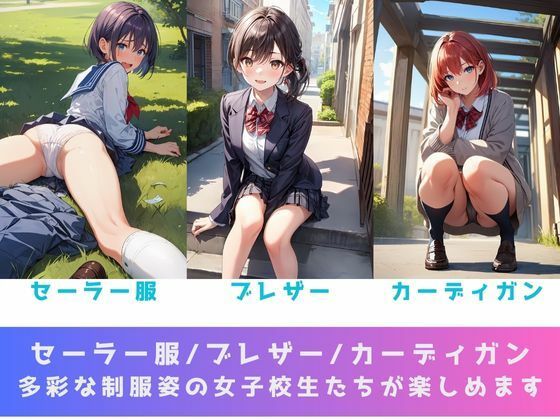 女子校生の性態｜全ての制服好きに捧げる500枚【永久保存版】 サンプル1ページ目