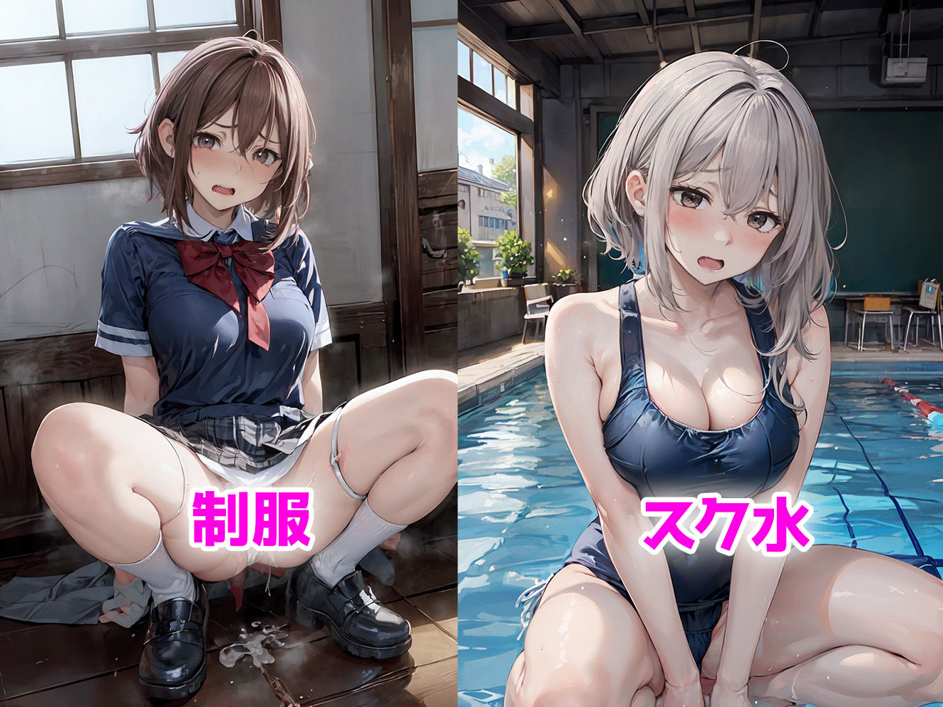 部活女子校生 ぶっかけ中出し集 サンプル5ページ目