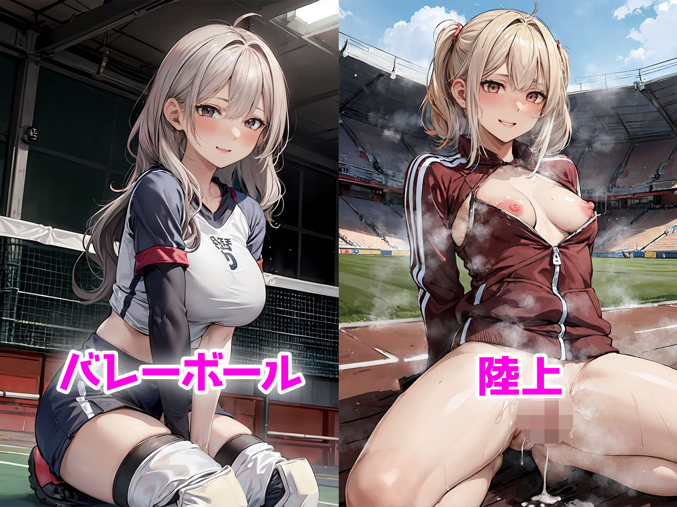 部活女子校生 ぶっかけ中出し集 サンプル6ページ目