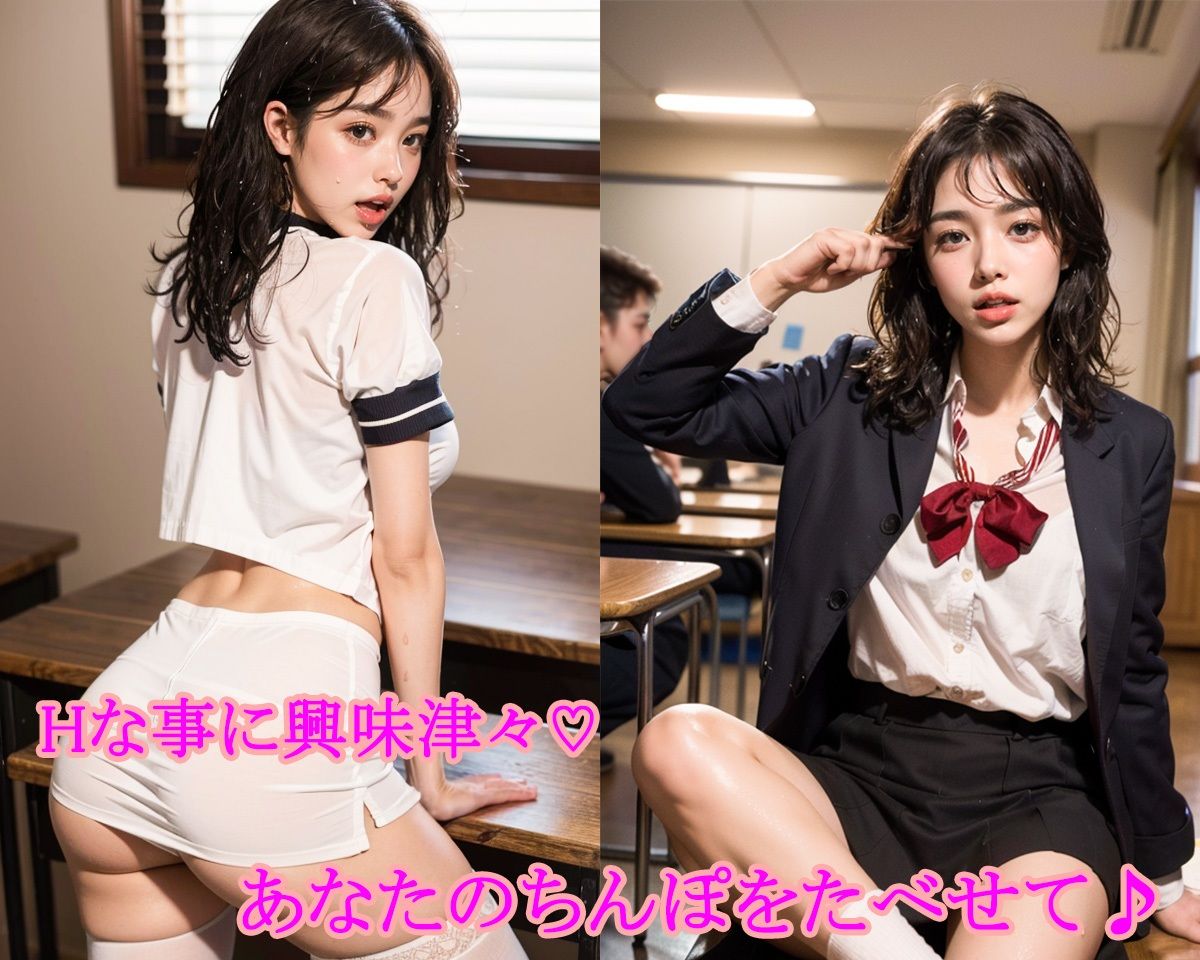 女子校生制服コレクションショートヘアフェラおっぱいちょい増し サンプル4ページ目