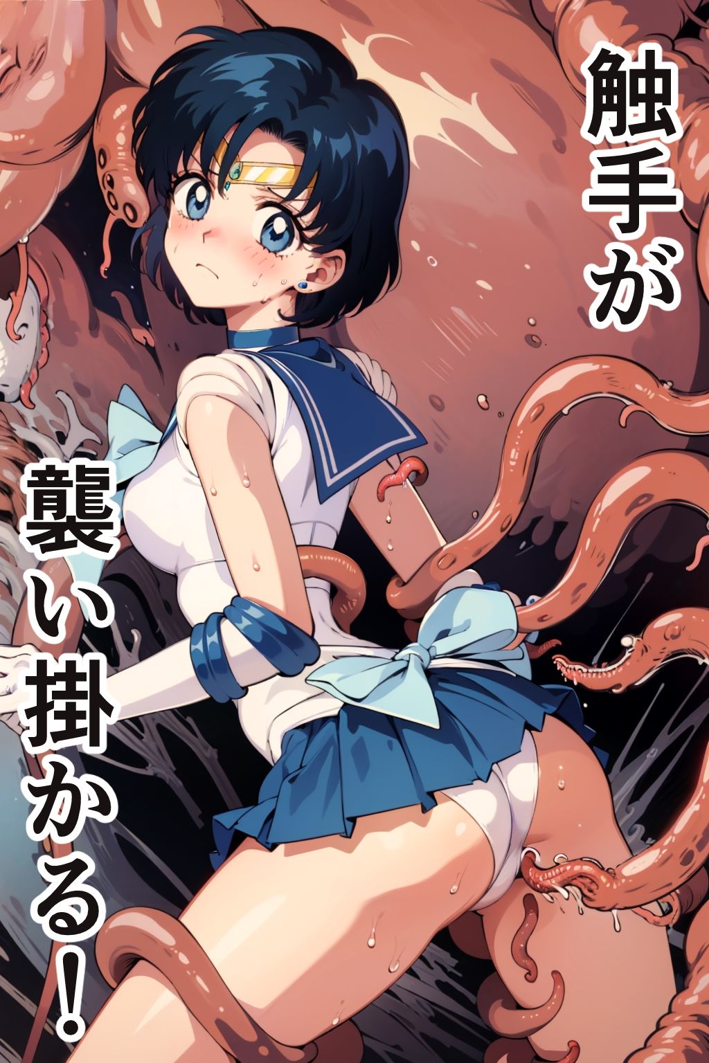 水星対触手 サンプル2ページ目