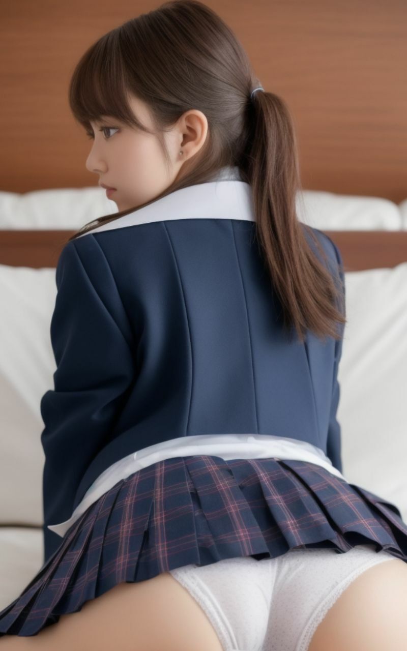 普通の女子○校生 後ろからパンチラselection サンプル6ページ目