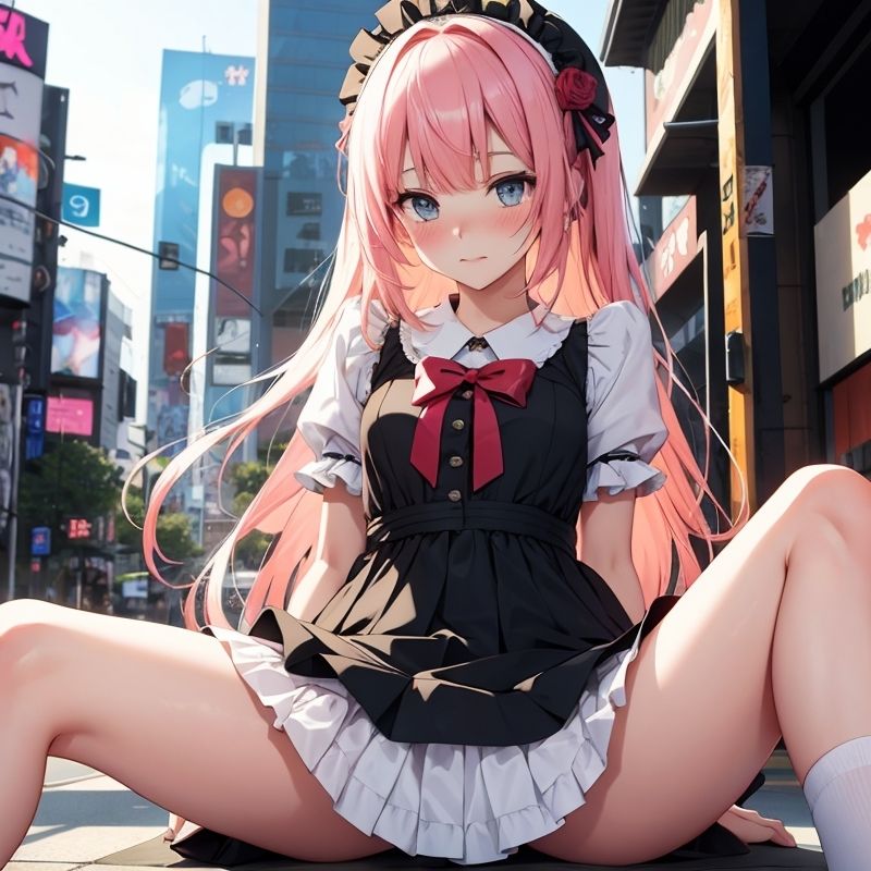 ふりふりドレスおなにー サンプル1ページ目