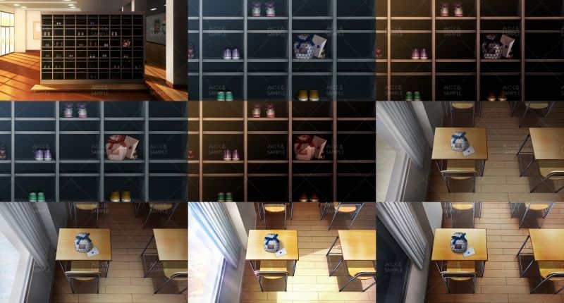 みにくる背景CG素材集『バレンタイン編』part02-学園- サンプル2ページ目
