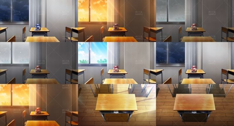 みにくる背景CG素材集『バレンタイン編』part02-学園- サンプル4ページ目