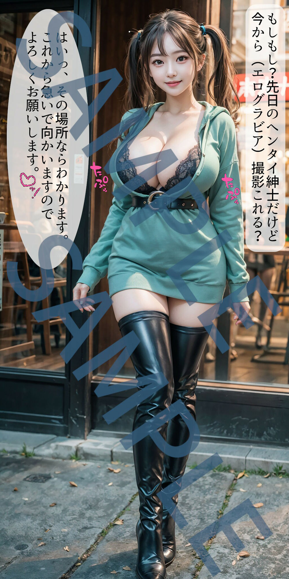 爆乳現役J〇顔射ぶっかけ サンプル2ページ目