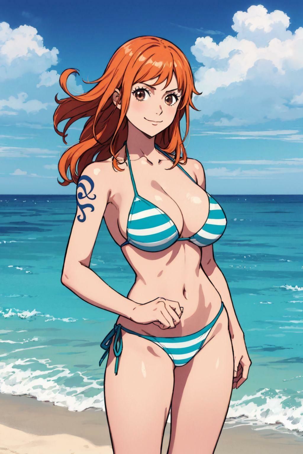 【ジャ〇プCG集】ワン〇ース 無人島でナ〇さんと生せっくす サンプル2ページ目