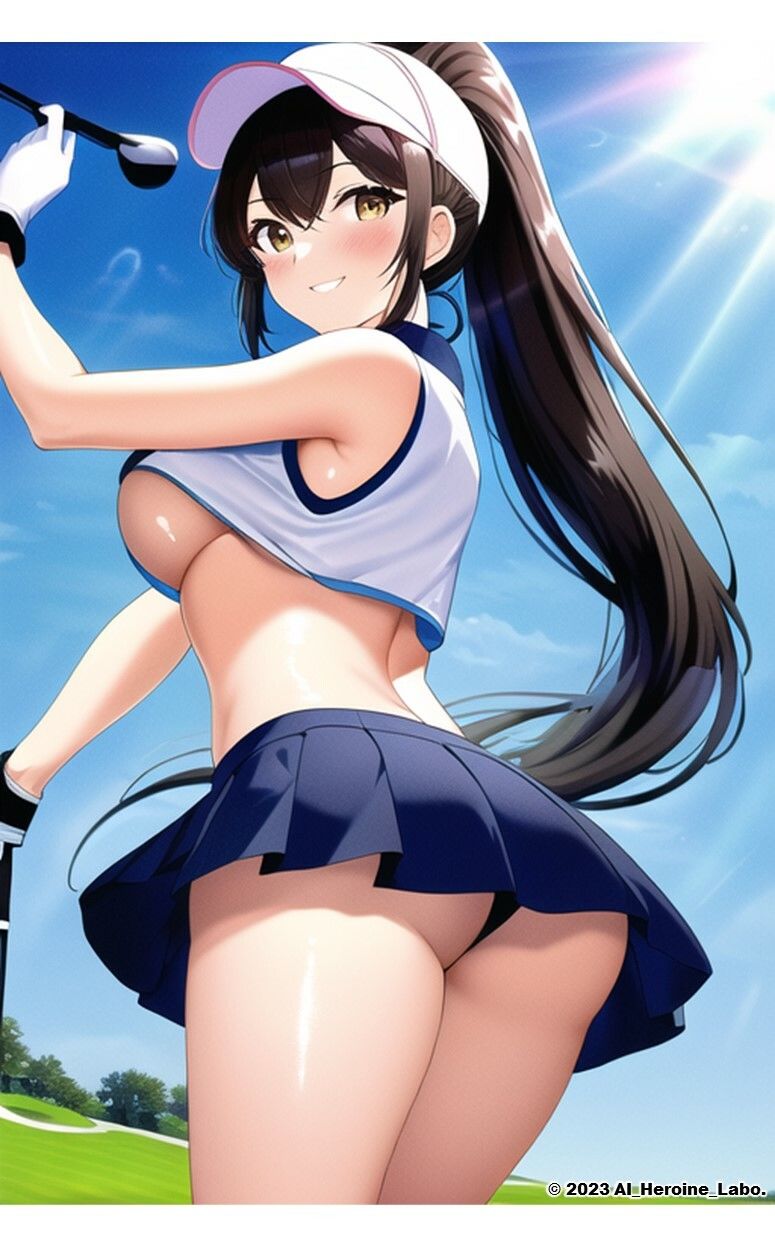 1つの呪文で生み出された100人のAI妄想美少女-13【裏:ゴルフ女子撮影会編】 サンプル4ページ目