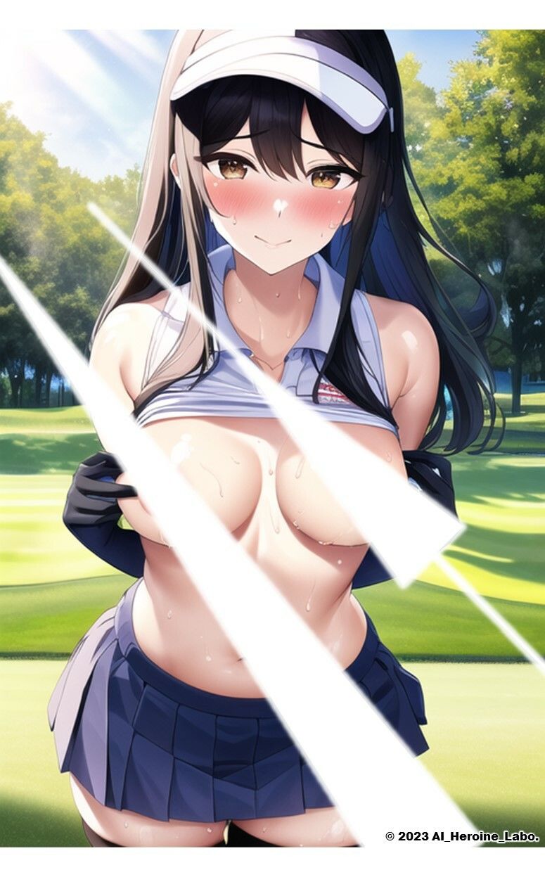 1つの呪文で生み出された100人のAI妄想美少女-13【裏:ゴルフ女子撮影会編】 サンプル10ページ目