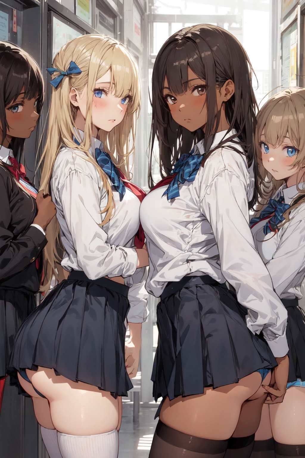 【微エロ】フェチコレVol.9 制服姿の美女のパンチラ集（超ミニスカや風でめくれたり）【総枚数181枚】 サンプル1ページ目