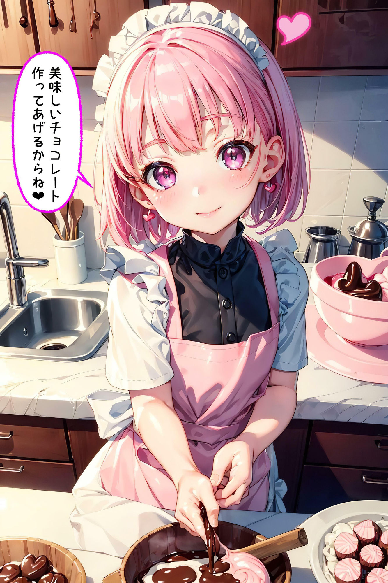 今年のバレンタインは恋の味？（セリフ入り） サンプル5ページ目