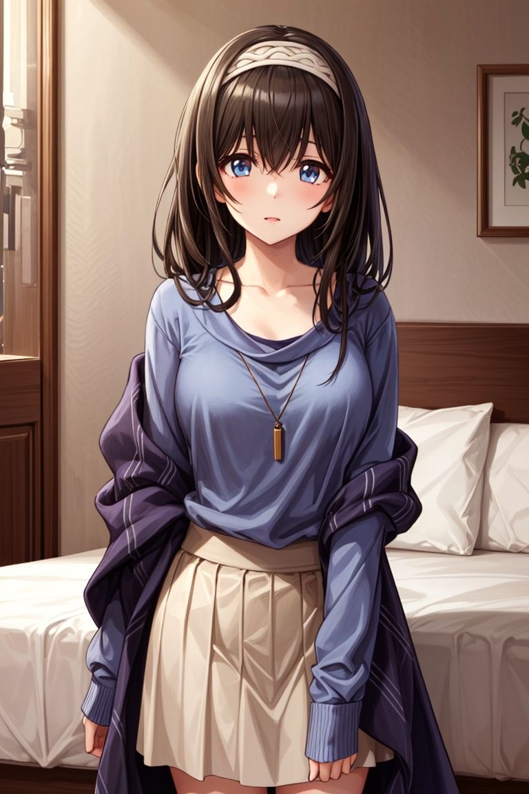 アイドル鷺沢◯香エロCG集 サンプル1ページ目
