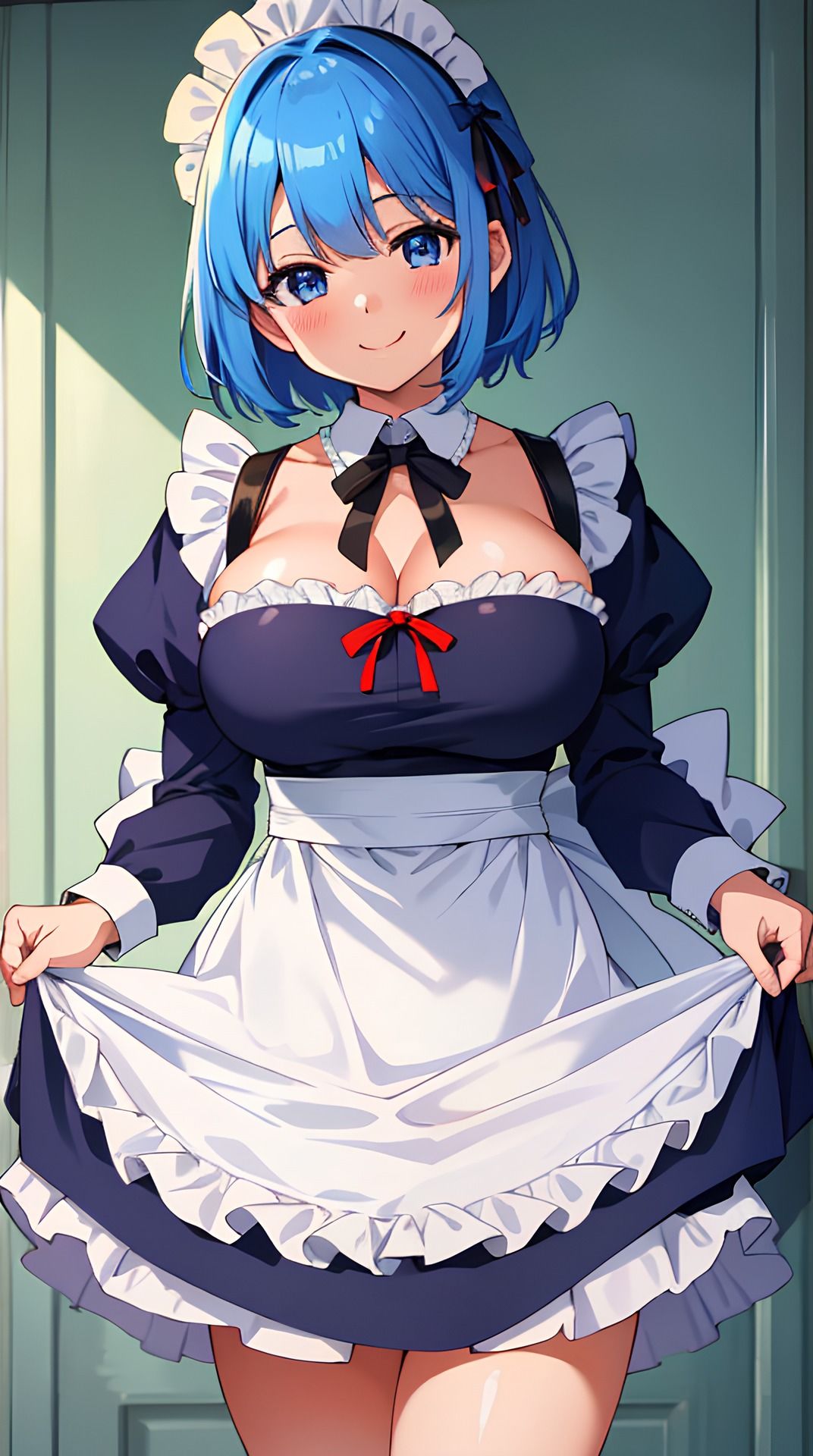 しましまパンツとメイドさん サンプル1ページ目