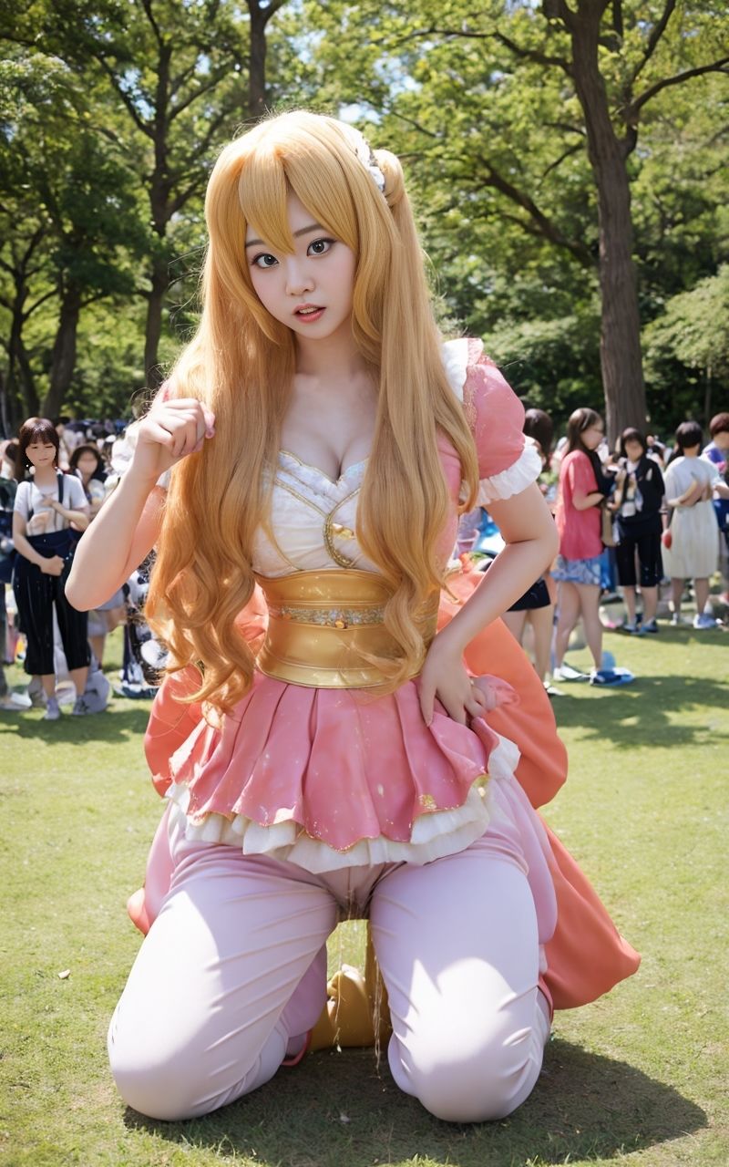 おもらしコスプレイヤー サンプル6ページ目