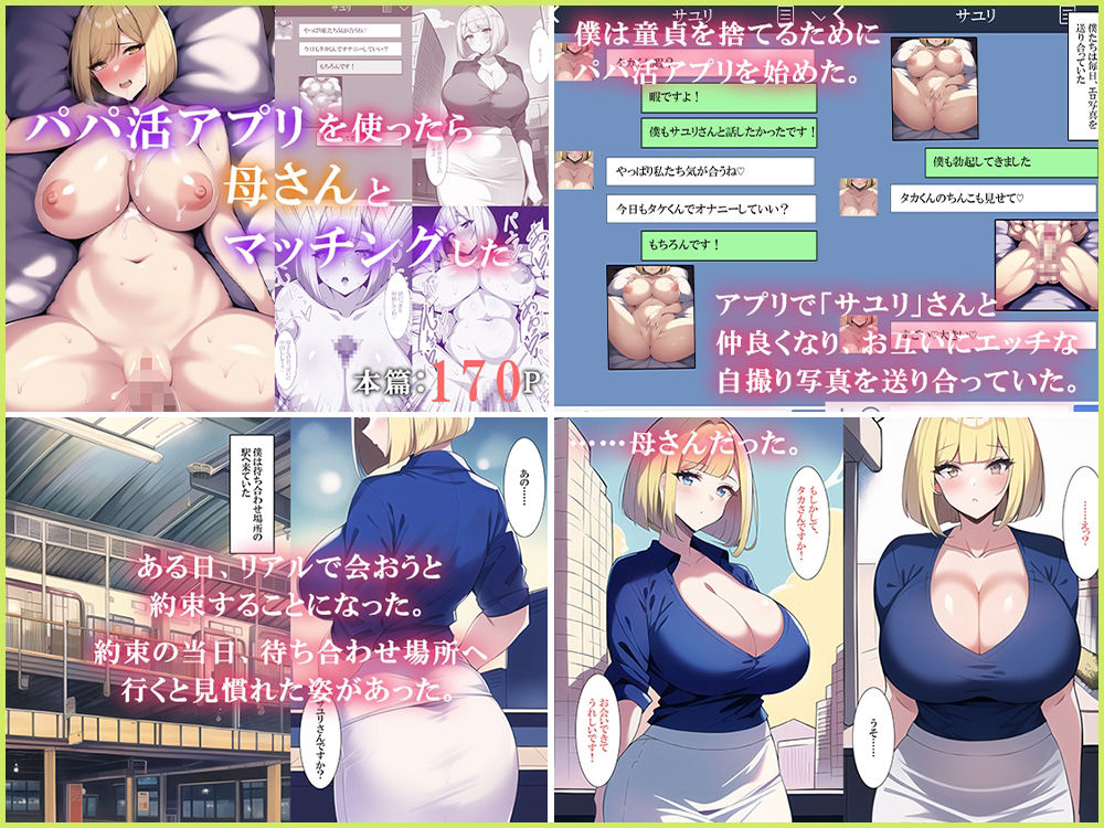母親・人妻マッチングアプリ総集編 サンプル6ページ目