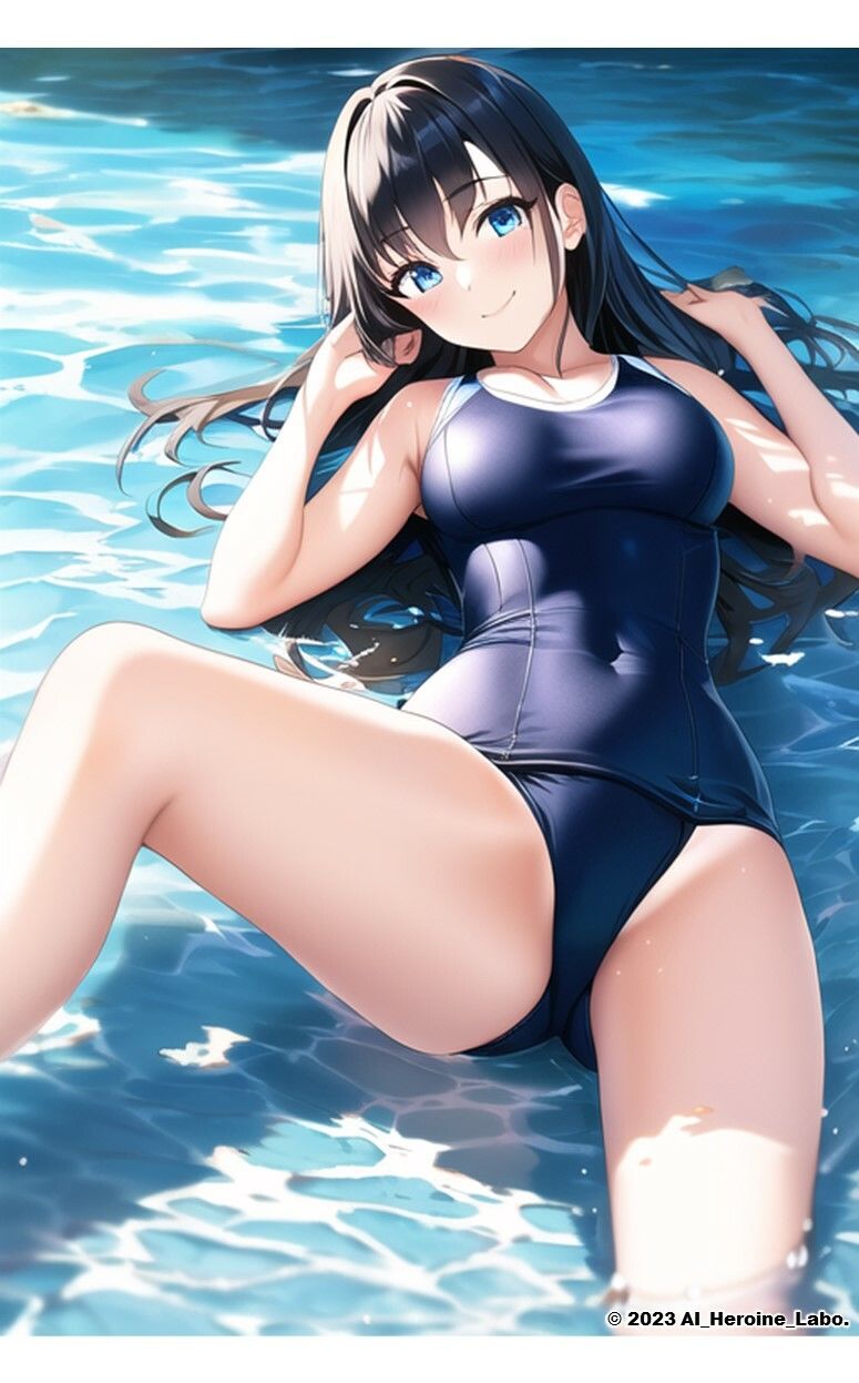 1つの呪文で生み出された100人のAI妄想美少女-14【ポロリもあるよ？！ JKスク水女子撮影会編】 サンプル5ページ目