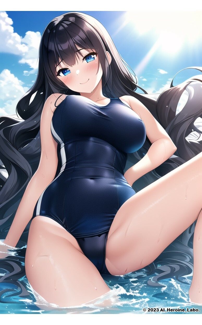 1つの呪文で生み出された100人のAI妄想美少女-14【ポロリもあるよ？！ JKスク水女子撮影会編】 サンプル7ページ目