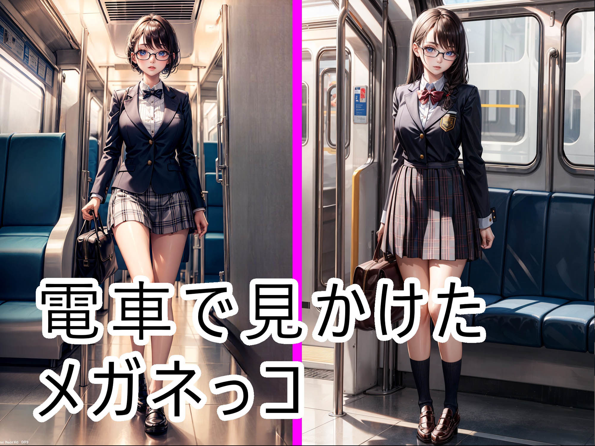 電車の向かい席20〜ホテル★2次元★メガネ★ サンプル1ページ目