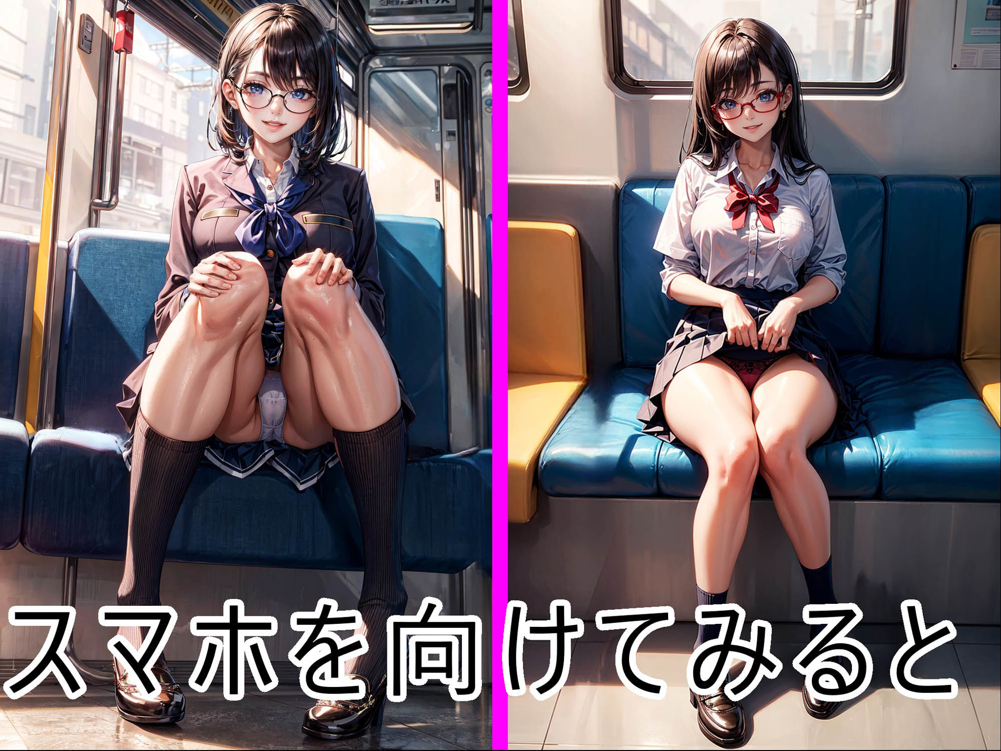 電車の向かい席20〜ホテル★2次元★メガネ★ サンプル5ページ目