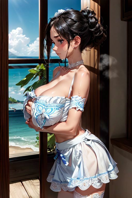 爆乳AIえっちな白1 サンプル8ページ目