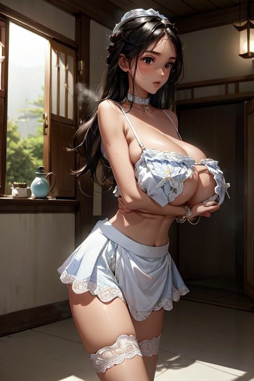 爆乳AIえっちな白1 サンプル9ページ目