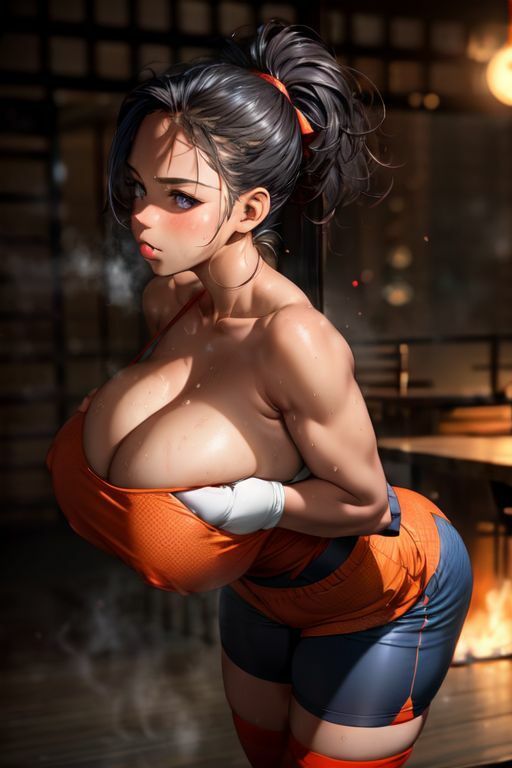 爆乳AIタイツ1 サンプル2ページ目