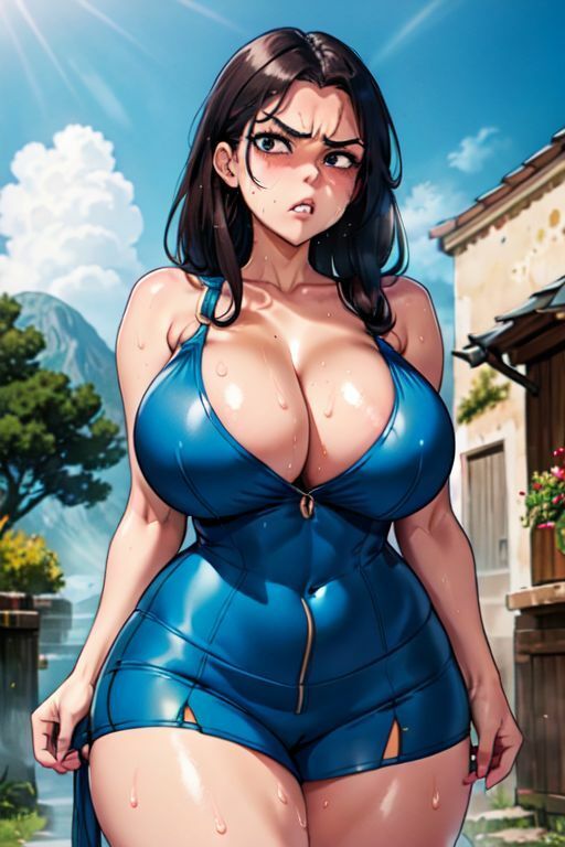 爆乳AI見下し顔1 サンプル1ページ目