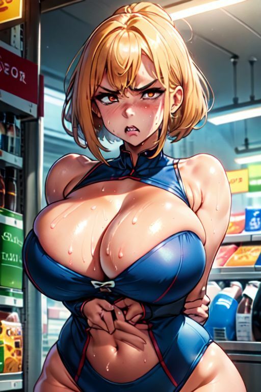 爆乳AI見下し顔1 サンプル8ページ目