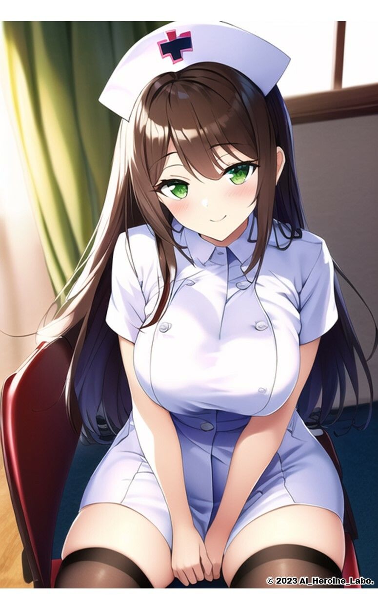 1つの呪文で生み出された100人のAI妄想美少女-15【注射しちゃうぞ！えちかわナース女子編】 サンプル4ページ目