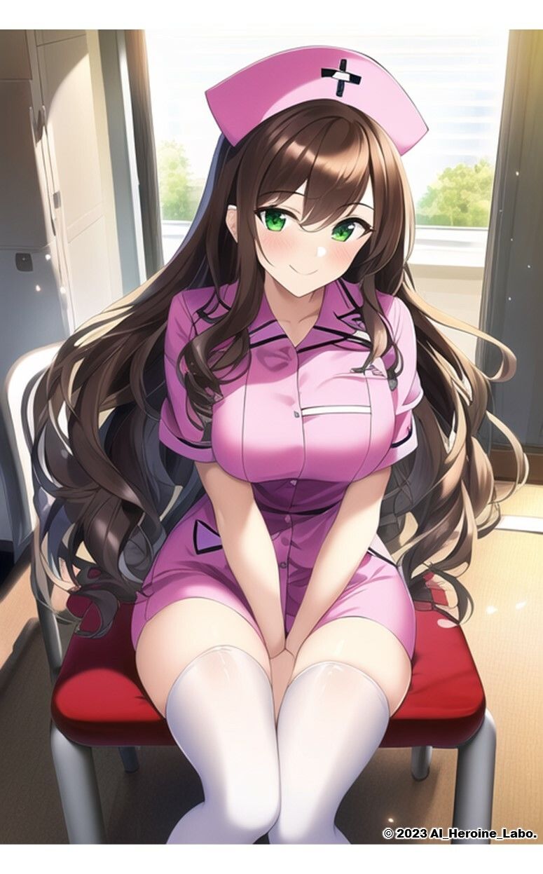 1つの呪文で生み出された100人のAI妄想美少女-15【注射しちゃうぞ！えちかわナース女子編】 サンプル7ページ目