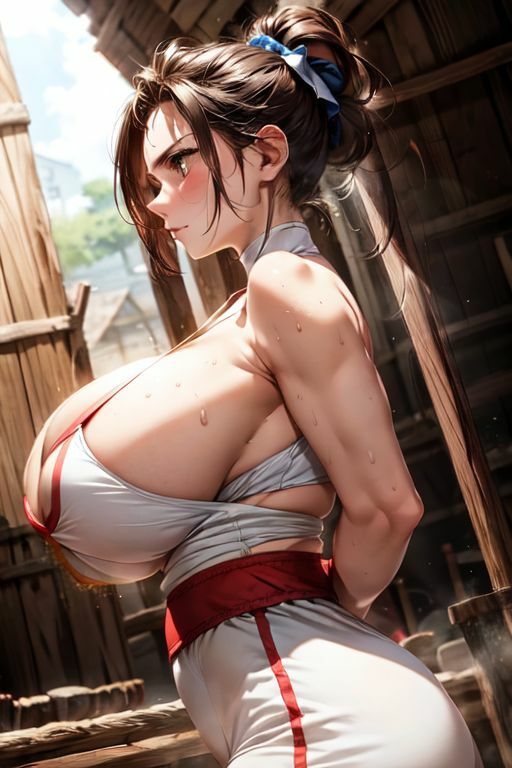 爆乳AIこぼれでるおっぱい1 サンプル1ページ目