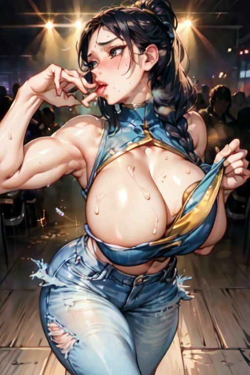 爆乳AIオフショルダードレス1 サンプル8ページ目