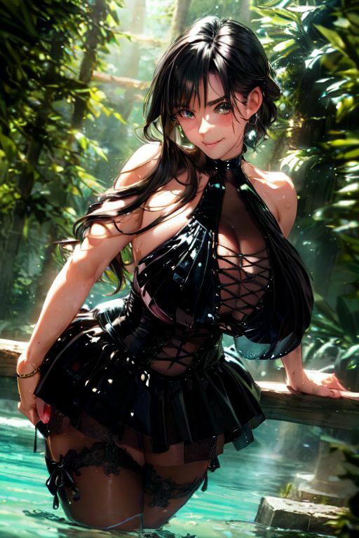 爆乳AIブラックドレス1 サンプル4ページ目