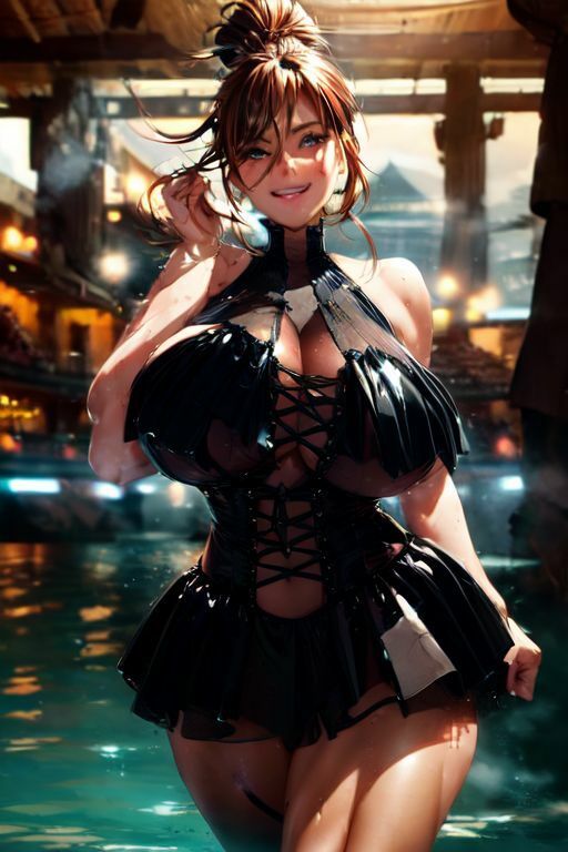 爆乳AIブラックドレス1 サンプル9ページ目