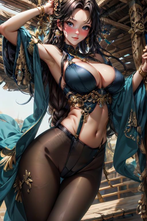 爆乳AIえっちなタイツ1 サンプル1ページ目