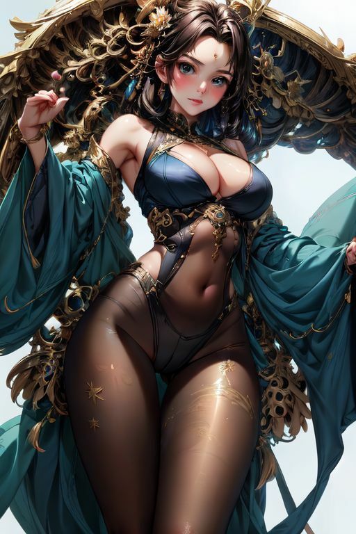爆乳AIえっちなタイツ1 サンプル6ページ目