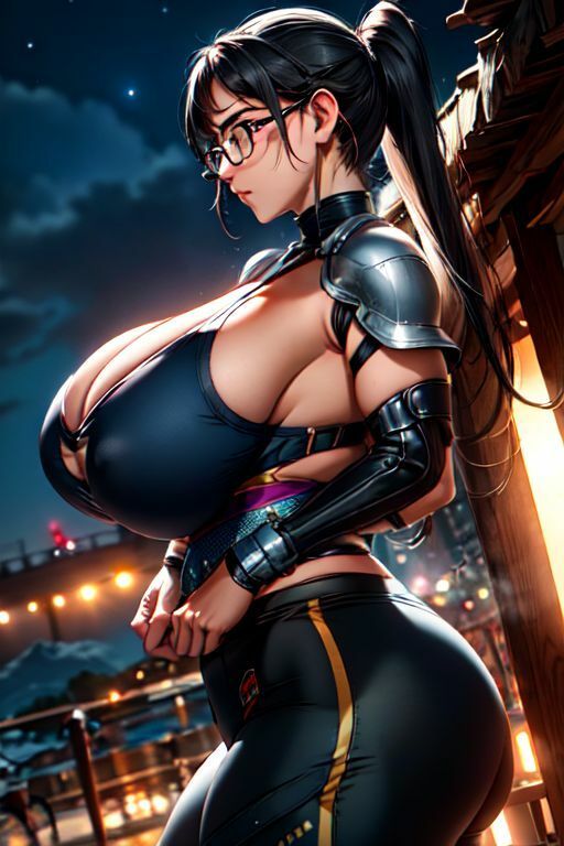 爆乳AI眼鏡娘1 サンプル4ページ目
