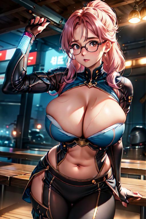 爆乳AI眼鏡娘1 サンプル6ページ目